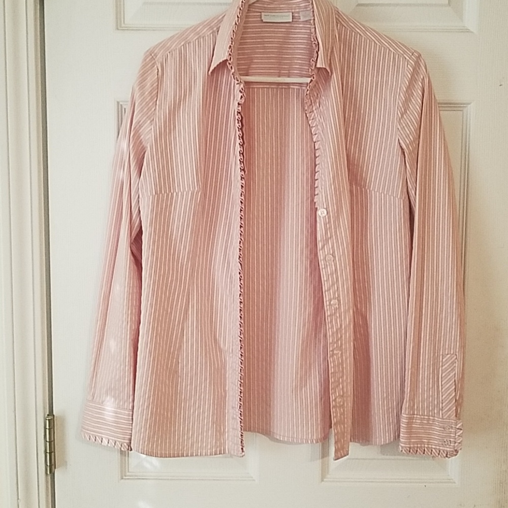 Striped stretched blouse